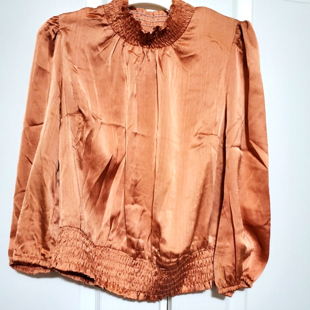 Monteau copper women's top